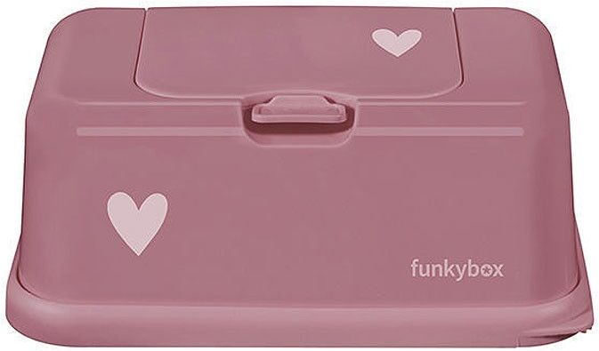 Caja para toallitas Corazón rosa francés Caja para toallitas Corazón rosa francés