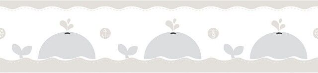 Candy Cenefa autoadhesiva Ballenas beige Candy Cenefa autoadhesiva Ballenas beige