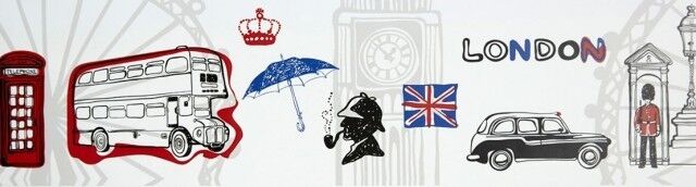 Cenefa autoadhesiva London Cenefa autoadhesiva London