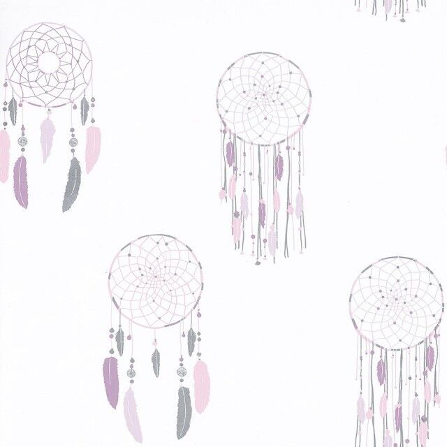 Papel pintado Cazasueños lila Papel pintado Cazasueños lila