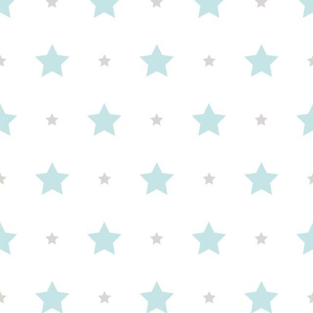 Candy Papel pintado infantil Estrellas celeste Candy Papel pintado infantil Estrellas celeste