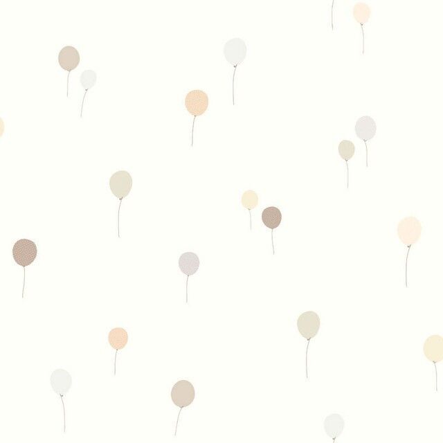 Papel pintado Globitos beige y gris Papel pintado Globitos beige y gris