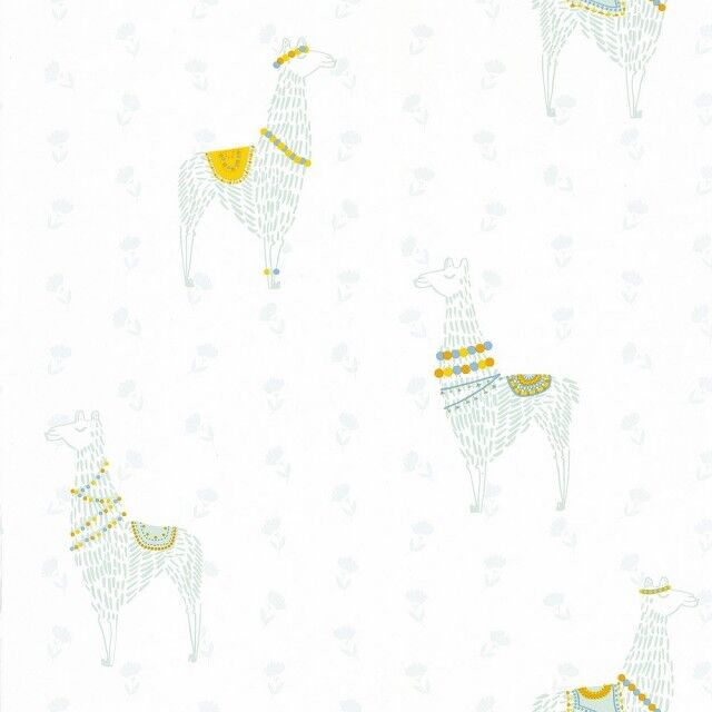 Papel pintado Lamaste menthe Papel pintado Lamaste menthe