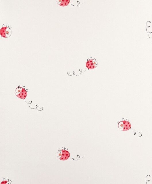Papel pintado Mariquitas rojas Papel pintado Mariquitas rojas