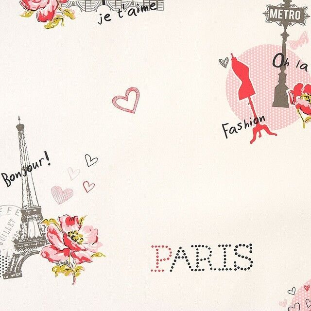 Papel pintado Paris rojo Papel pintado Paris rojo