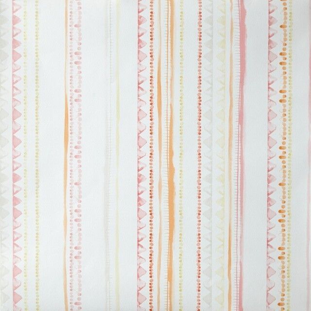 Papel pintado Rayas aquarela mandarina Papel pintado Rayas aquarela mandarina