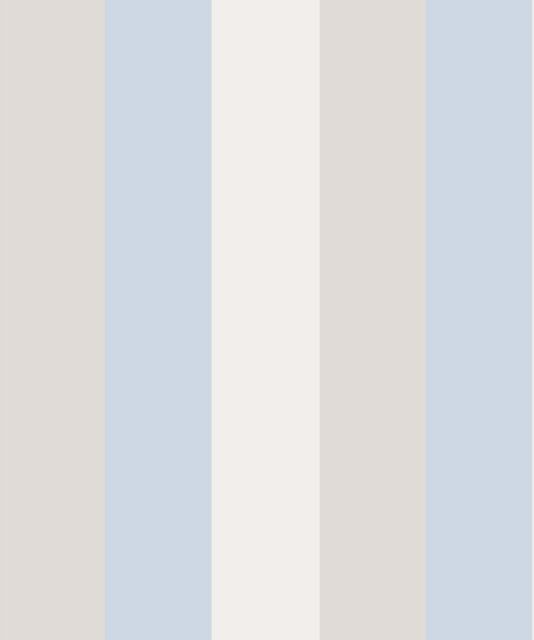 Blanco Papel pintado infantil Rayas blanco, gris y azul Blanco Papel pintado infantil Rayas blanco, gris y azul