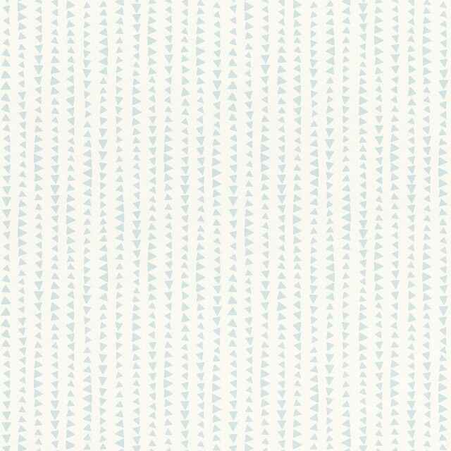 Papel pintado infantil Triángulos celeste y blanco Papel pintado infantil Triángulos celeste y blanco