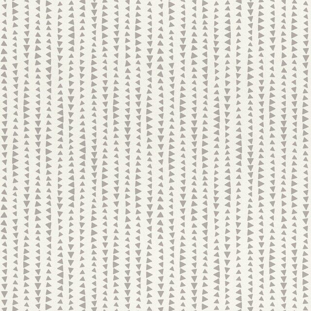 Papel pintado infantil Triángulos gris y blanco Papel pintado infantil Triángulos gris y blanco