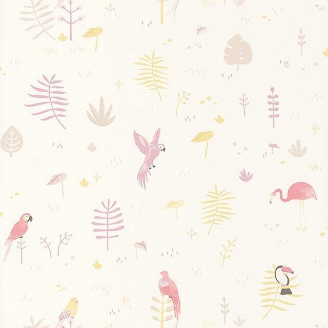 Papel pintado Tropical Parme Papel pintado Tropical Parme