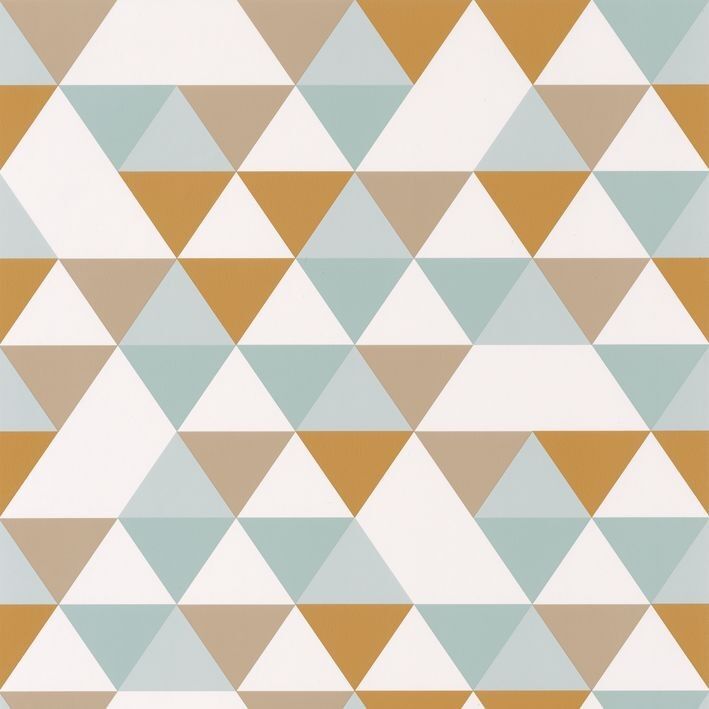 Papel pintado Nuestro Planeta Diamantes Verde Agua / Ocre / Beige Papel pintado Nuestro Planeta Diamantes Verde Agua / Ocre / Beige