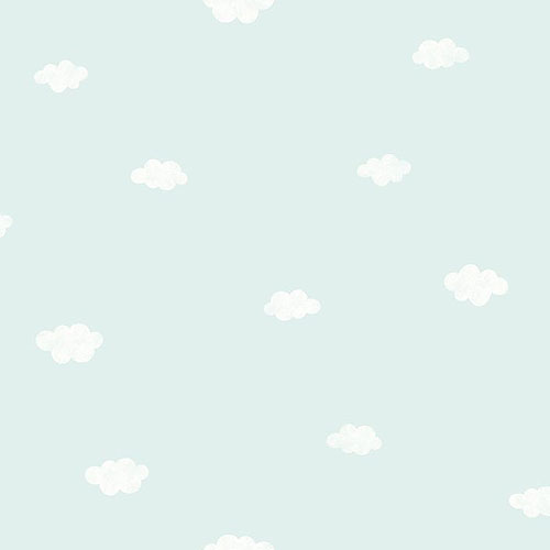 Papel pintado Nubes azul turquesa Papel pintado Nubes azul turquesa