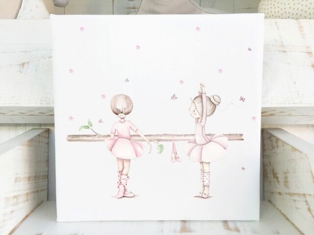 imda Cuadro infantil 'Bailarinas Dance' (lienzos: Medida 30 x 30cm) imda Cuadro infantil 'Bailarinas Dance' (lienzos: Medida 30 x 30cm)