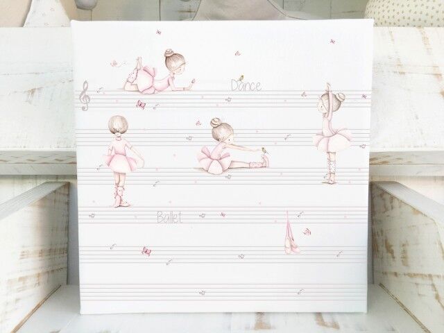 imda Cuadro infantil 'Bailarinas' (lienzos: Medida 30 x 40cm) imda Cuadro infantil 'Bailarinas' (lienzos: Medida 30 x 40cm)