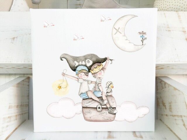 imda Cuadro infantil 'Piratas en busca del tesoro' (lienzos: Medida 40 x 70cm) imda Cuadro infantil 'Piratas en busca del tesoro' (lienzos: Medida 40 x 70cm)