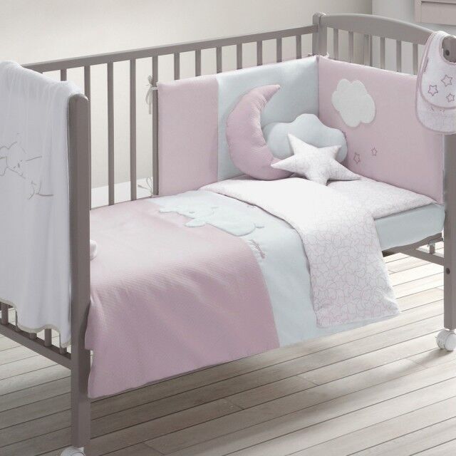 petit-praia Funda nórdica para cuna Sueños rosa (textil: Para cuna de 60x120) petit-praia Funda nórdica para cuna Sueños rosa (textil: Para cuna de 60x120)