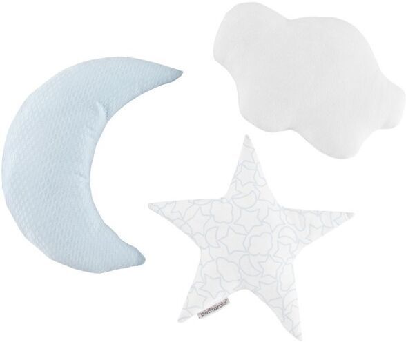 Juego de 3 cojines Sueños azul Juego de 3 cojines Sueños azul