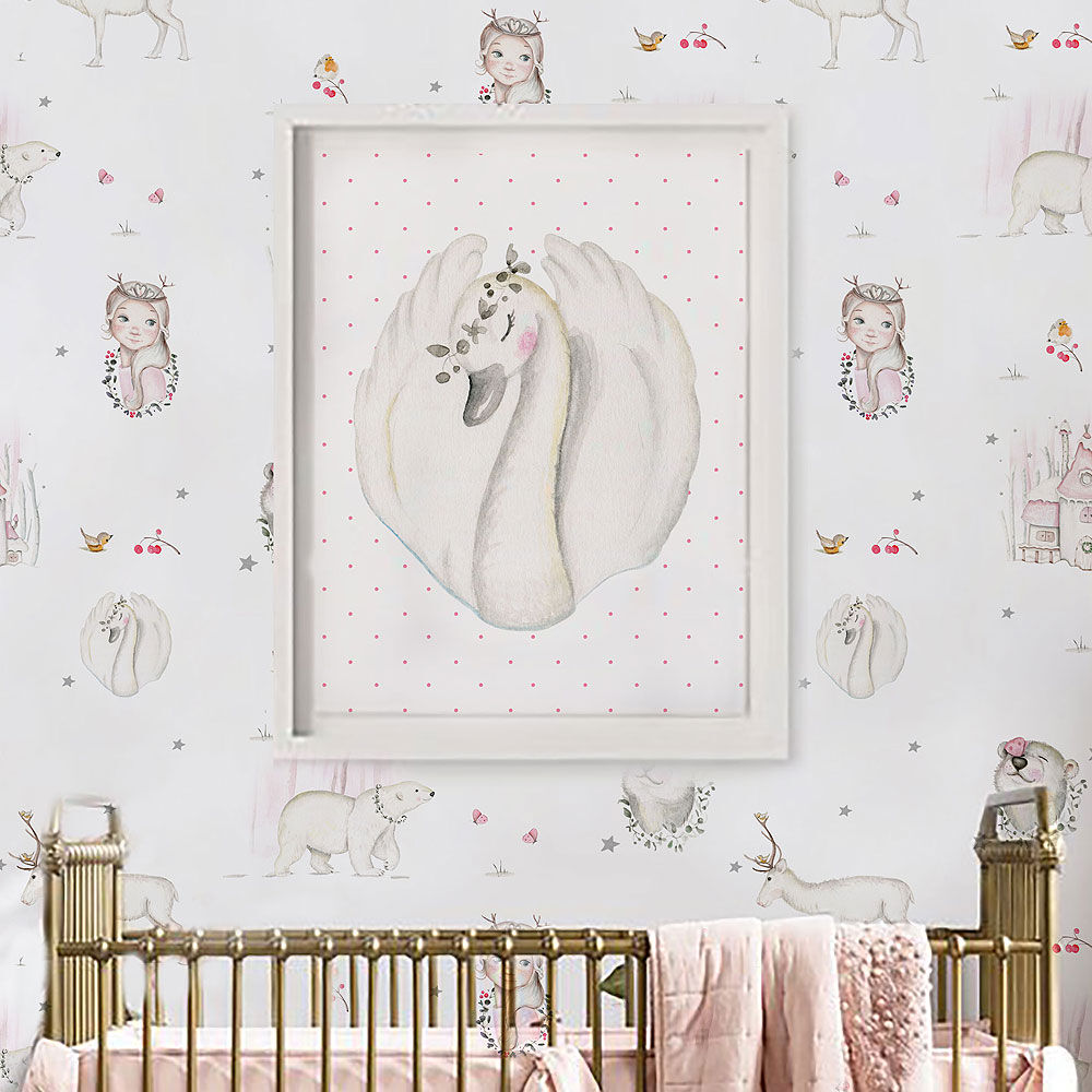 imda Lámina decorativa 'Cisne' (lienzos: Medida 30 x 40cm) imda Lámina decorativa 'Cisne' (lienzos: Medida 30 x 40cm)