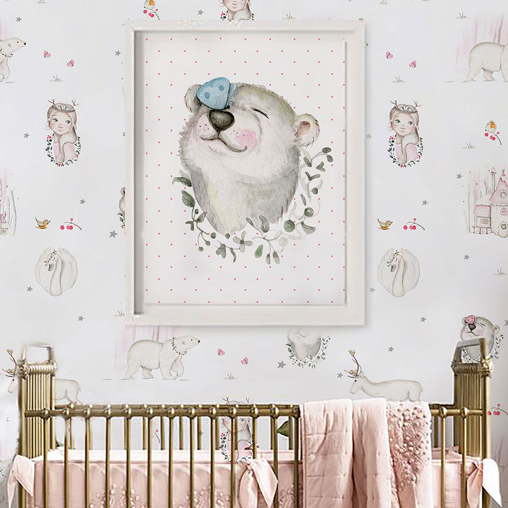 imda Lámina decorativa 'Oso Polar' (lienzos: Medida 50 x 70cm) imda Lámina decorativa 'Oso Polar' (lienzos: Medida 50 x 70cm)