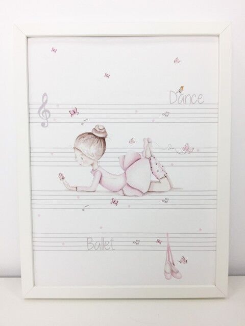 imda Lámina decorativa 'Bailarina Dance III' (lienzos: Medida 50 x 70cm) imda Lámina decorativa 'Bailarina Dance III' (lienzos: Medida 50 x 70cm)