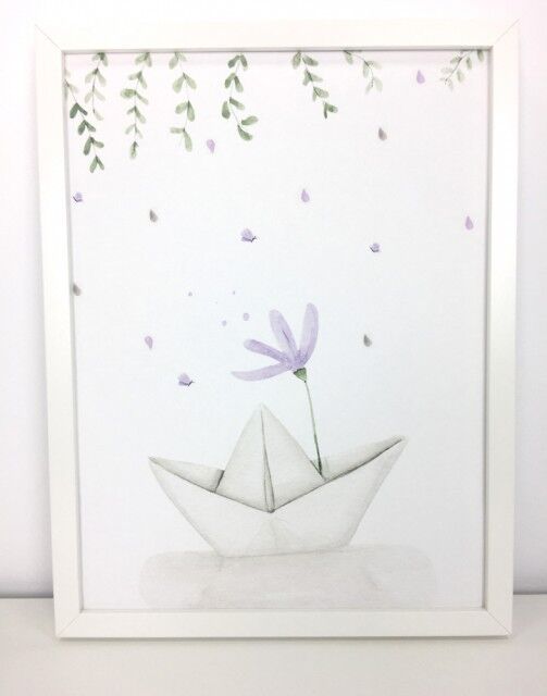 imda Lámina decorativa 'Barquito' (lienzos: Medida 30 x 40cm) imda Lámina decorativa 'Barquito' (lienzos: Medida 30 x 40cm)