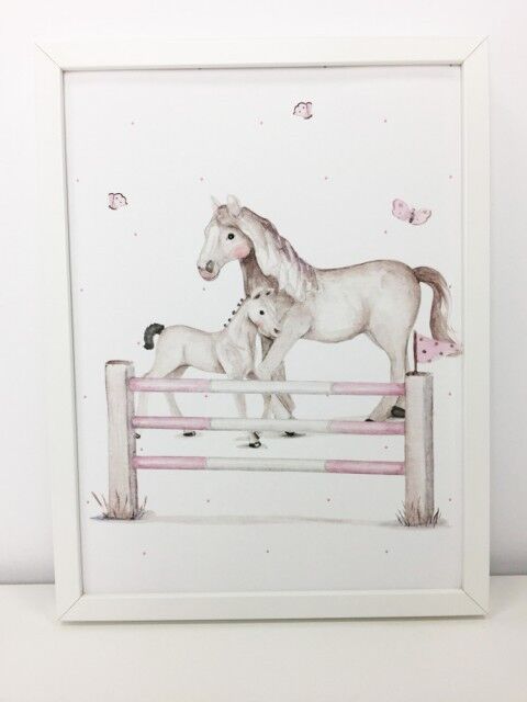 imda Lámina decorativa "Caballos" (lienzos: Medida 50 x 70cm)