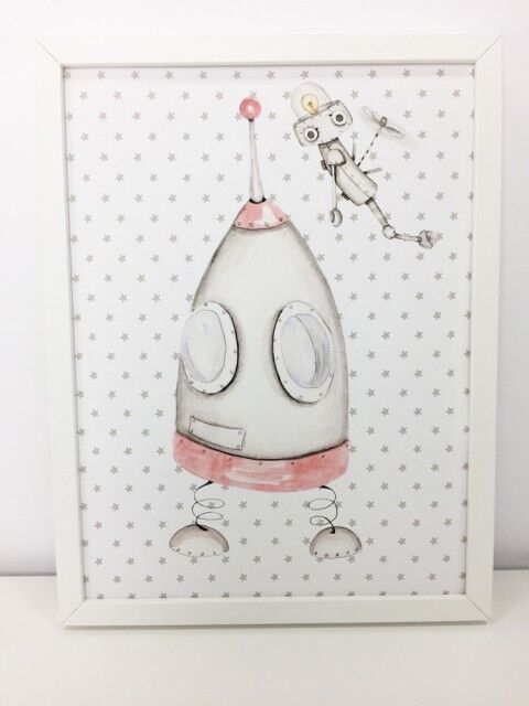 imda Lámina decorativa  "Cohete" (lienzos: Medida 30 x 40cm) imda Lámina decorativa  "Cohete" (lienzos: Medida 30 x 40cm)