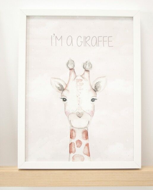 imda Lámina decorativa "Jirafa" (lienzos: Medida 50 x 70cm) imda Lámina decorativa "Jirafa" (lienzos: Medida 50 x 70cm)