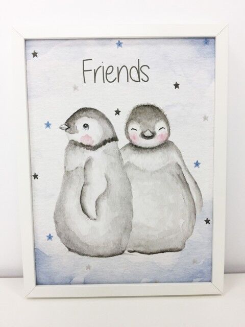 imda Lámina decorativa 'Pingüinos' (lienzos: Medida 61 x 91cm) imda Lámina decorativa 'Pingüinos' (lienzos: Medida 61 x 91cm)