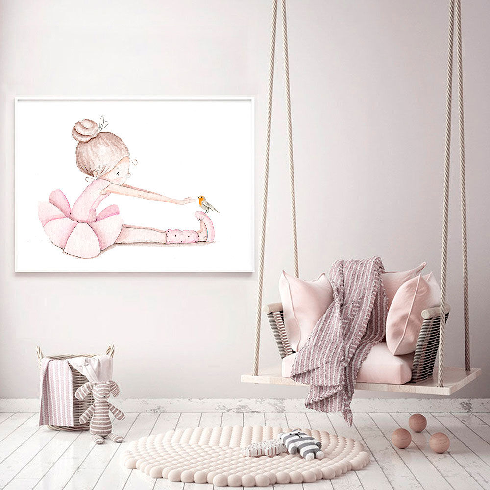 imda Lámina decorativa 'Bailarina Dance pajarito" (lienzos: Medida 50 x 70cm) imda Lámina decorativa 'Bailarina Dance pajarito" (lienzos: Medida 50 x 70cm)