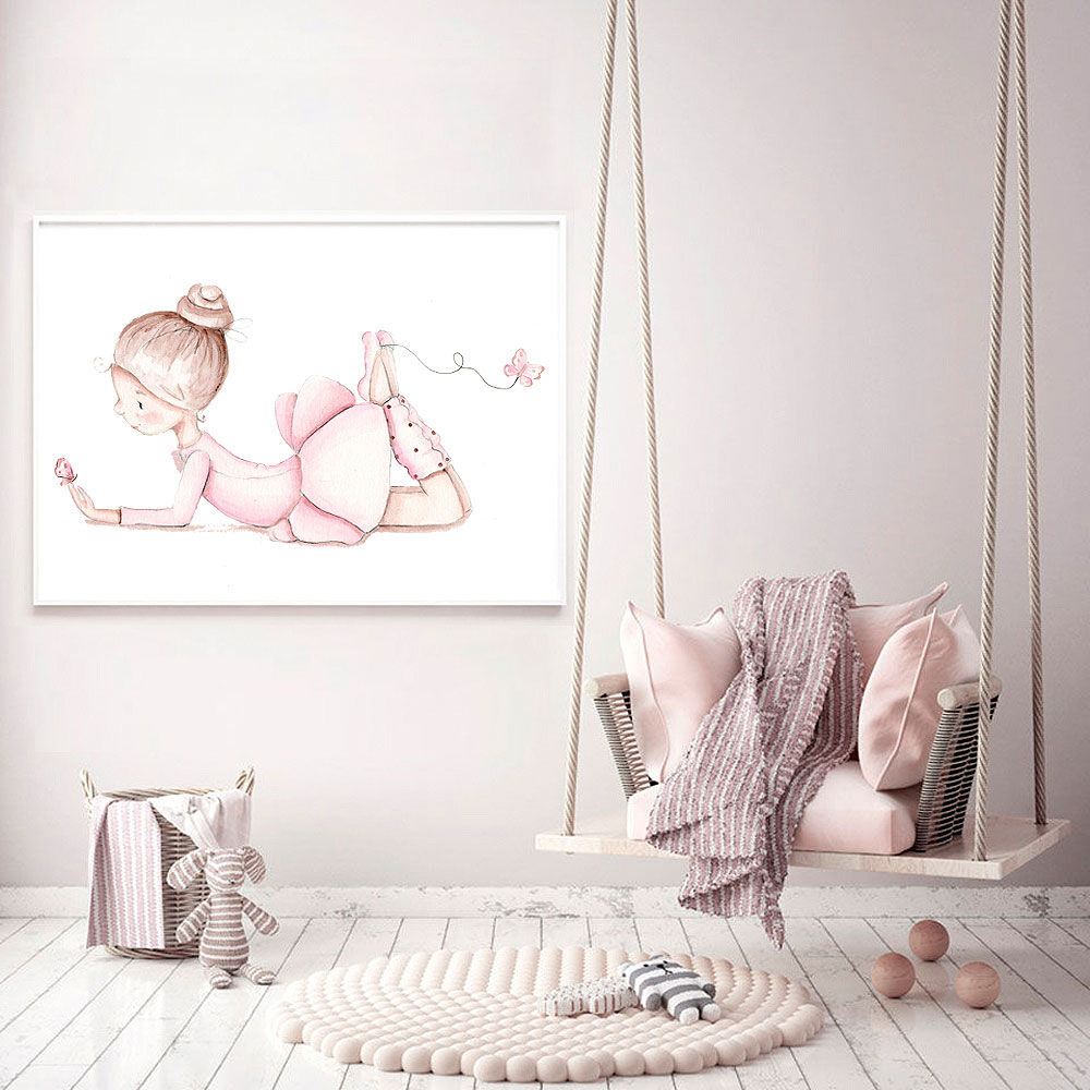 imda Lámina decorativa 'Bailarina Dance Tumbada" (lienzos: Medida 50 x 70cm) imda Lámina decorativa 'Bailarina Dance Tumbada" (lienzos: Medida 50 x 70cm)