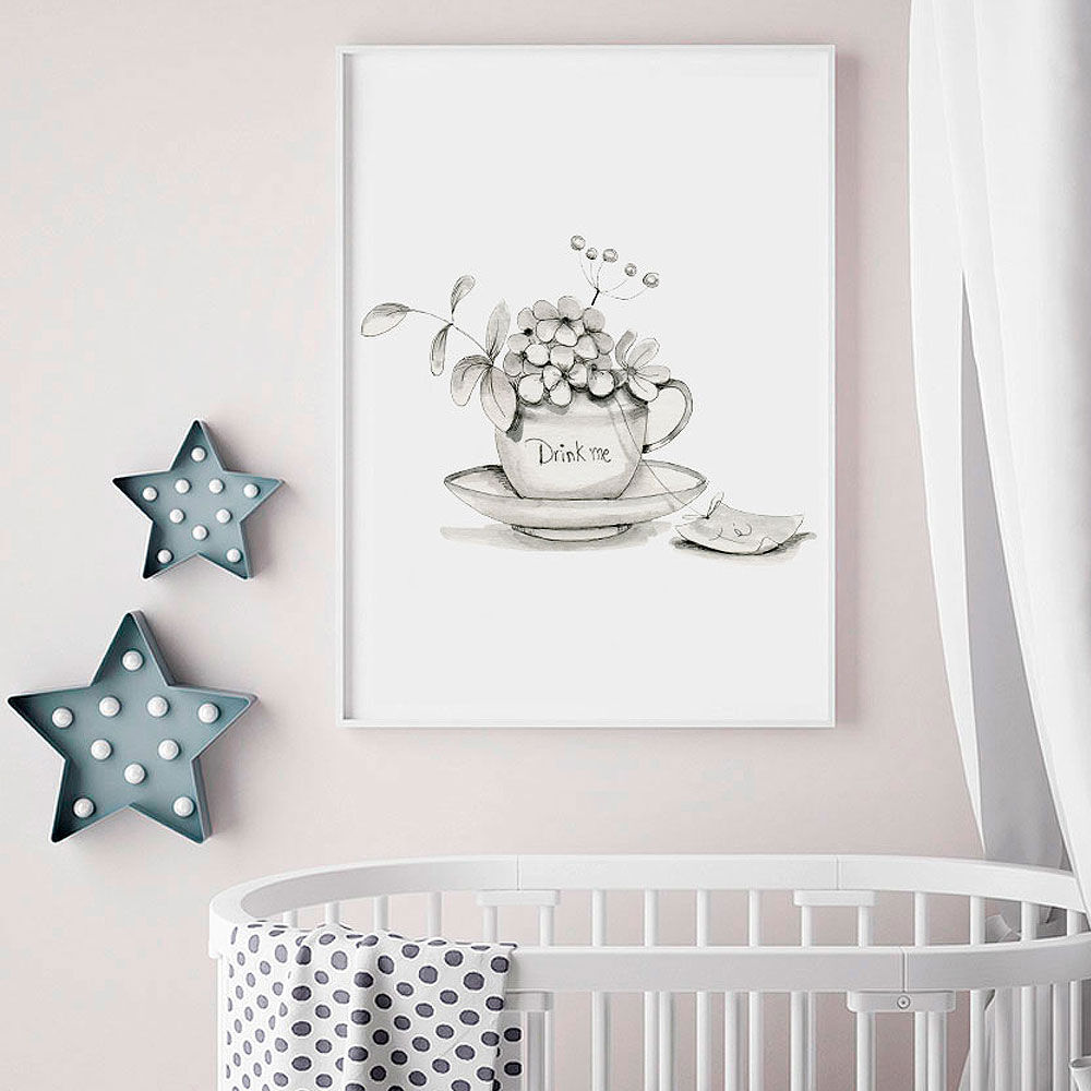 imda Lámina decorativa 'Spring tea' tinta (lienzos: Medida 30 x 40cm) imda Lámina decorativa 'Spring tea' tinta (lienzos: Medida 30 x 40cm)