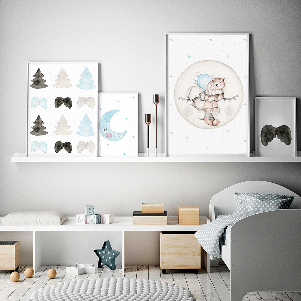 Pack de láminas decorativas 'Dreams azul' Pack de láminas decorativas 'Dreams azul'