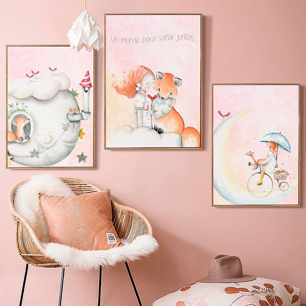 Pack de láminas decorativas 'Rain of Stars Pink' Pack de láminas decorativas 'Rain of Stars Pink'