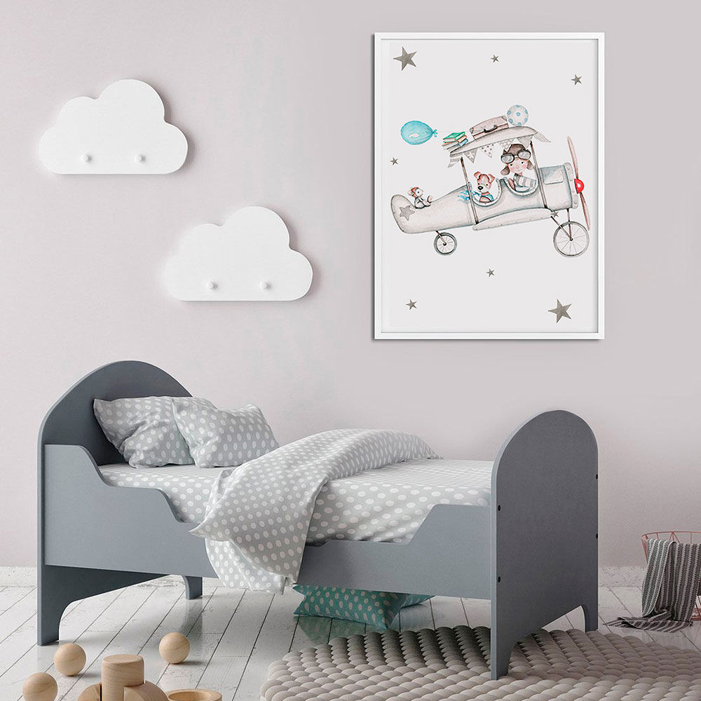 imda Lámina decorativa 'Aviador' (lienzos: Medida 61 x 91cm) imda Lámina decorativa 'Aviador' (lienzos: Medida 61 x 91cm)