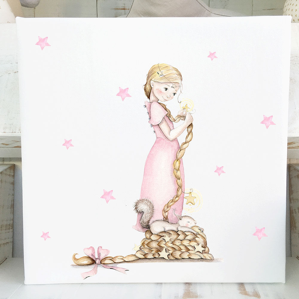 imda Cuadro infantil 'Princesa Rapu' (lienzos: Medida 40 x 70cm) imda Cuadro infantil 'Princesa Rapu' (lienzos: Medida 40 x 70cm)