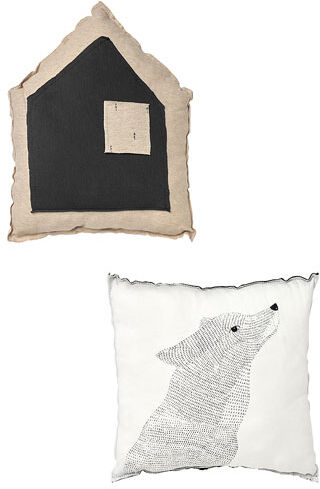 Juego de 2 cojines Loup Juego de 2 cojines Loup