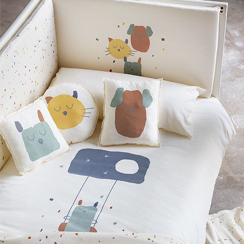 babyclic Funda nórdica para cuna Confetti ivory play (textil: Para cuna de 70x140) babyclic Funda nórdica para cuna Confetti ivory play (textil: Para cuna de 70x140)