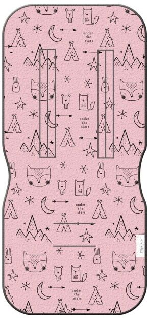 Colchoneta universal para silla Tipis rosa Colchoneta universal para silla Tipis rosa