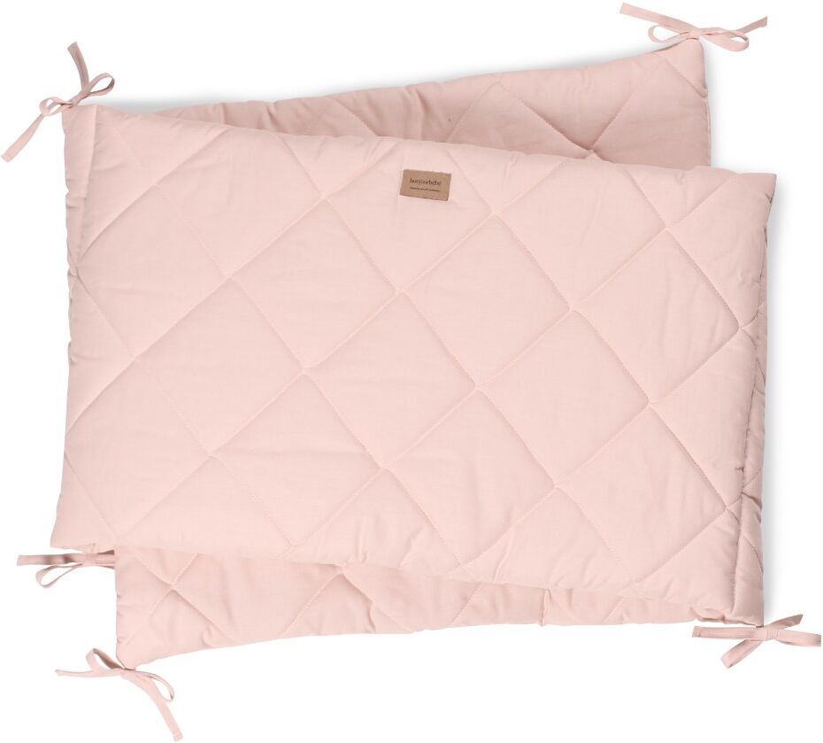 Protector de cuna rosa Protector de cuna rosa