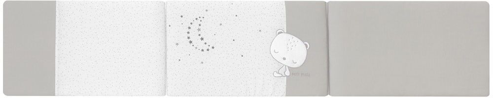 petit-praia Protector chichonera para cuna Sleepy gris (textil: Para cuna de 70x140) petit-praia Protector chichonera para cuna Sleepy gris (textil: Para cuna de 70x140)