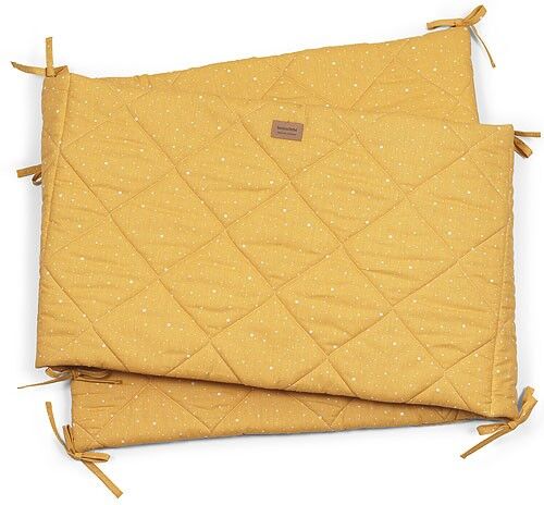 Protector de cuna mostaza Protector de cuna mostaza