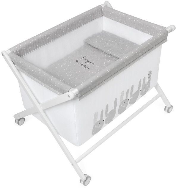 Vestidura para minicuna Snoops gris Vestidura para minicuna Snoops gris