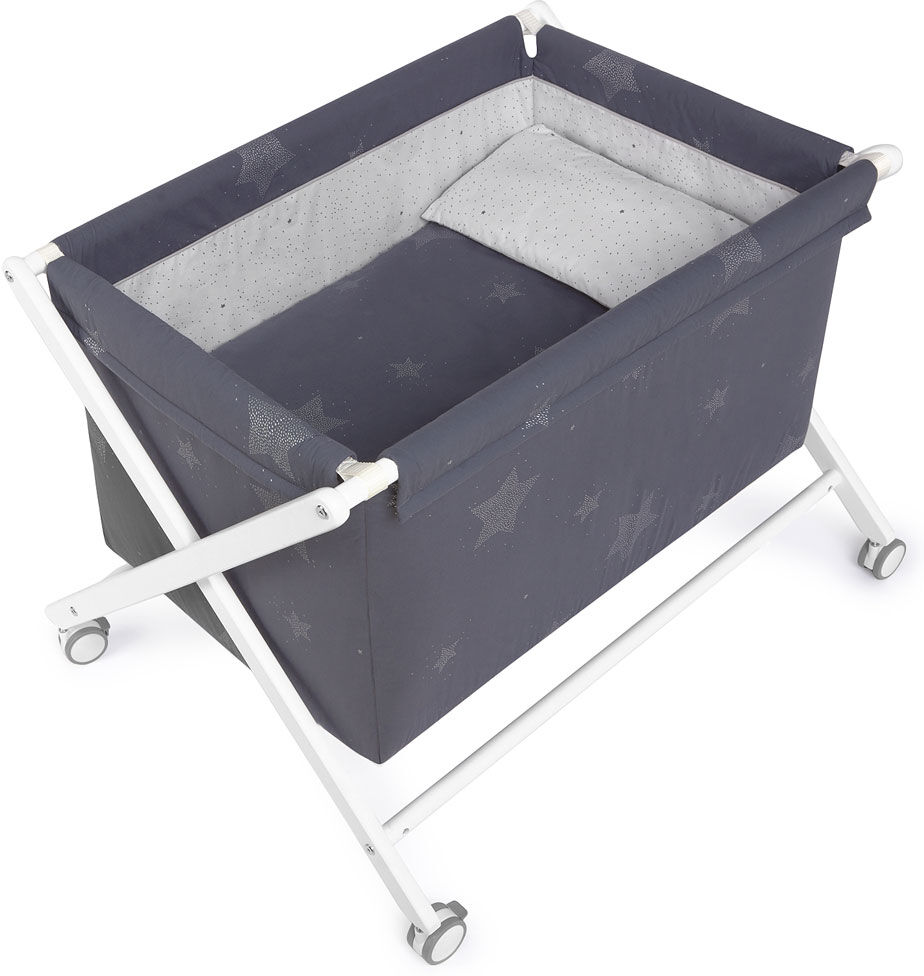 Vestidura para minicuna Etoile azul noche Vestidura para minicuna Etoile azul noche