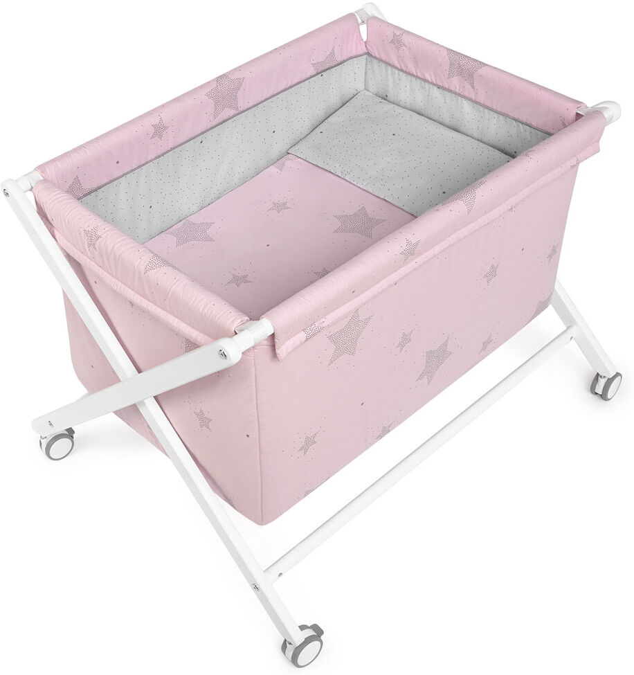 Vestidura para minicuna Etoile rosa Vestidura para minicuna Etoile rosa