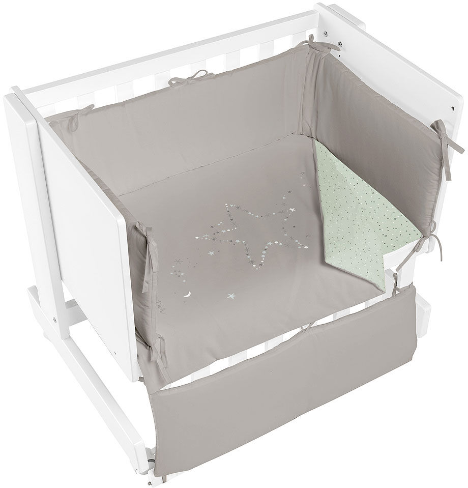 Vestidura para minicuna de colecho Planet mint Vestidura para minicuna de colecho Planet mint