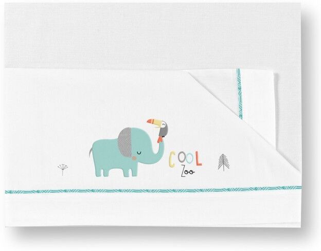 pirulos Juego de sábanas Colección Cool Zoo (textil: Para cunas de 70/80x140) pirulos Juego de sábanas Colección Cool Zoo (textil: Para cunas de 70/80x140)