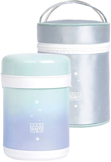 Papillero multisección Galaxy azul y menta Papillero multisección Galaxy azul y menta