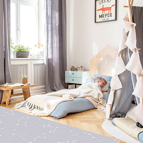 minimoi Alfombra vinílica Constellation Grey (Alfombras vinílicas: Medida 80 x 120cm) minimoi Alfombra vinílica Constellation Grey (Alfombras vinílicas: Medida 80 x 120cm)