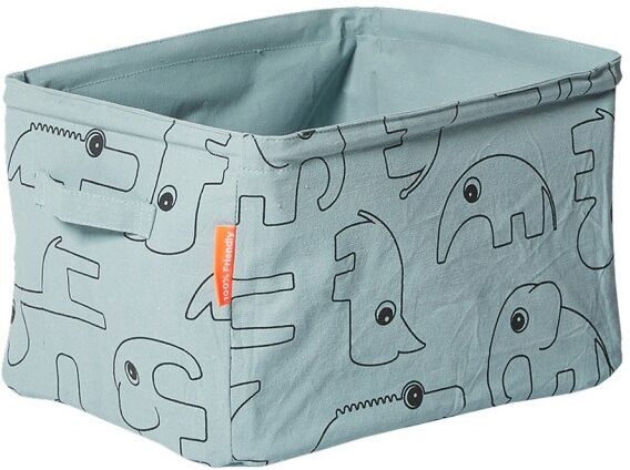 Cesta rectangular Deer Friends verde Cesta rectangular Deer Friends verde